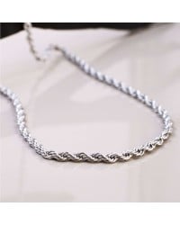 Statement Necklace with Wide Steel Chain Statement Necklace with Wide Chain of stainless steel