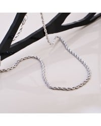 Statement Necklace with Wide Steel Chain Statement Necklace with Wide Chain of stainless steel