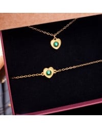 Σετ Κολιέ και Βραχιόλι με Κρύσταλλα Swarovski – Σε Κουτί Δώρου Σετ Κολιέ και Βραχιόλι με Κρύσταλλα Swarovski – Σε Κουτί Δώρου