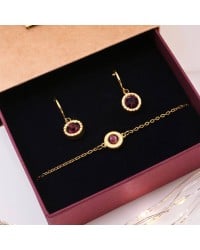 Σετ Βραχιόλι & Σκουλαρίκια με Κρύσταλλα Swarovski – Σε Κουτί Δώρου Σετ Βραχιόλι και Σκουλαρίκια με Κρύσταλλα Swarovski – Σε Κουτί Δώρου