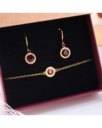 Σετ Βραχιόλι & Σκουλαρίκια με Κρύσταλλα Swarovski – Σε Κουτί Δώρου Σετ Βραχιόλι και Σκουλαρίκια με Κρύσταλλα Swarovski – Σε Κουτί Δώρου