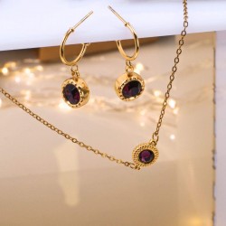 Σετ Βραχιόλι και Σκουλαρίκια με Κρύσταλλα Swarovski – Σε Κουτί Δώρου