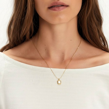 Επίχρυσο Κολιέ: Ανοξείδωτο Ατσάλι & Φίλντισι Επίχρυσο Κολιέ: Ανοξείδωτο Ατσάλι & Φίλντισι