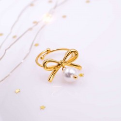 Επιχρυσωμένο Δαχτυλίδι από Ανοξείδωτο Ατσάλι 