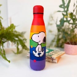Μπουκάλι Νερού Snoopy από ανοξείδωτο ατσάλι με ουράνιο τόξο