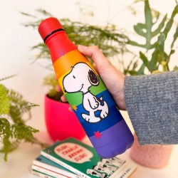 Μπουκάλι Νερού Snoopy από ανοξείδωτο ατσάλι με ουράνιο τόξο