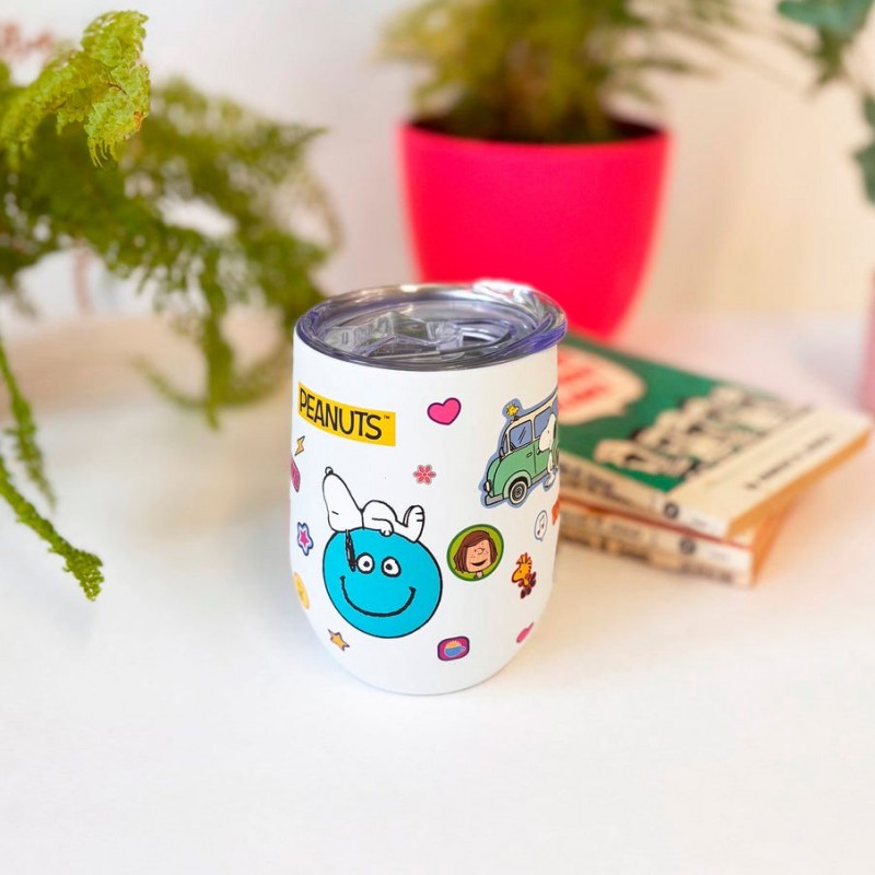 Κούπα Peanuts Patch από ανοξείδωτο ατσάλι με καπάκι