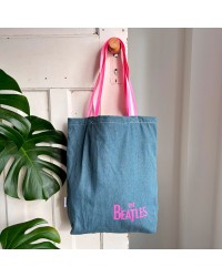 Τσάντα Tote All you need is Love | The Beatles Τσάντα Tote από ανθεκτικό τζιν All you need is Love