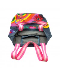 Τσάντα Tote All you need is Love | The Beatles Τσάντα Tote από ανθεκτικό τζιν All you need is Love