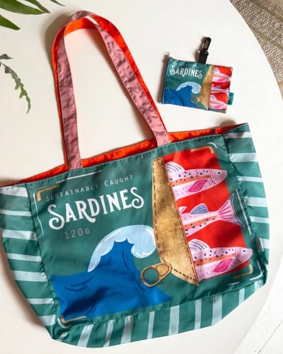 Οικολογική Τσάντα Shopper Tide Sardines
