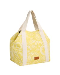 Yellow Paisley Bloom Βeach Βag made of canvas with boho pattern print Yellow Paisley Bloom Βeach Βag made of thick canvas with boho pattern print