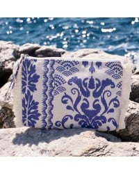Cotton beach clutch - make up bag Cotton beach clutch - make up bag with summer print