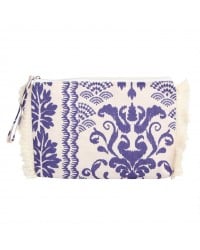 Cotton beach clutch - make up bag Cotton beach clutch - make up bag with summer print