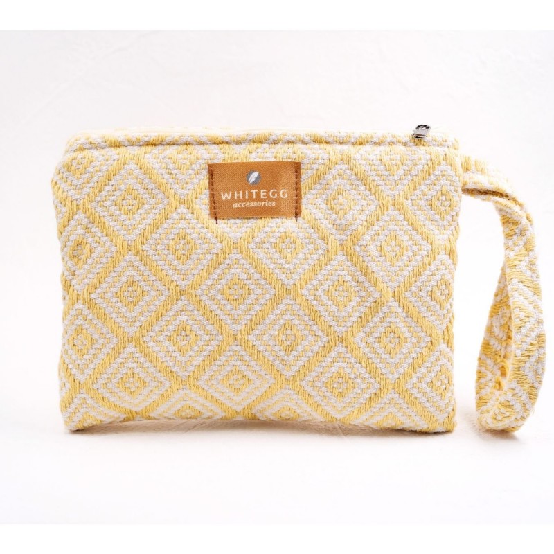 Νεσεσέρ Παραλίας από βαμβακερό ύφασμα | Boho Butter Yellow Νεσεσέρ από βαμβακερό ύφασμα με Boho σχέδιο