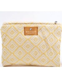 Νεσεσέρ Παραλίας από βαμβακερό ύφασμα | Boho Butter Yellow Νεσεσέρ από βαμβακερό ύφασμα με Boho σχέδιο