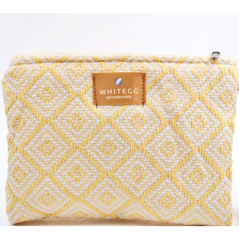 Νεσεσέρ Παραλίας από βαμβακερό ύφασμα | Boho Butter Yellow Νεσεσέρ από βαμβακερό ύφασμα με Boho σχέδιο