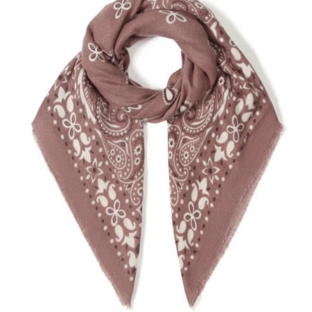 Μεγάλο Ethnic Φουλάρι με Paisley Σχέδιο | Deep Pink Μεγάλο Ethnic Φουλάρι με Paisley Σχέδιο | Deep Pink