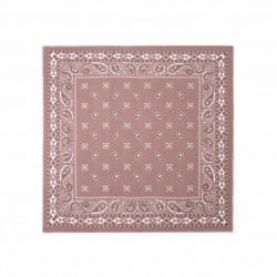 Large Ethnic Paisley Scarf | Deep Pink Large Ethnic Paisley Scarf | Deep Pink 110cm x 110cm