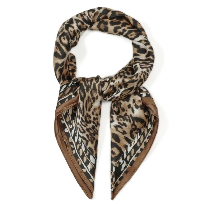 Φουλάρι Animal Print Leopard  70εκ. x 70εκ.