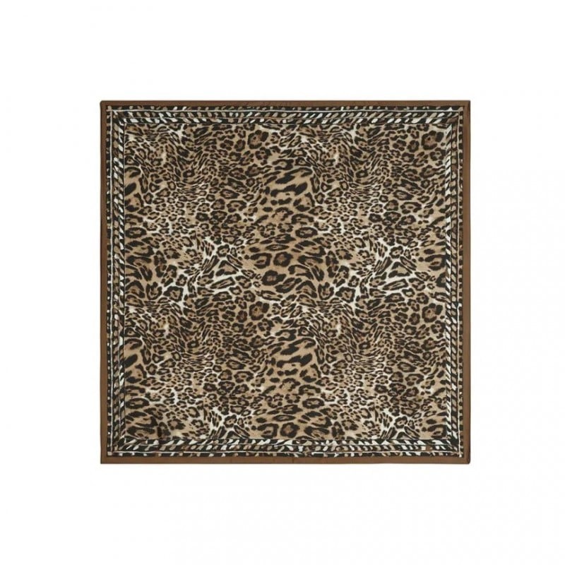 Φουλάρι Animal Print Leopard  70εκ. x 70εκ.