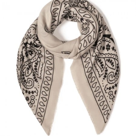 Μεγάλο Φουλάρι με Paisley Σχέδιο | Beige Μεγάλο Φουλάρι με Paisley Σχέδιο | Beige