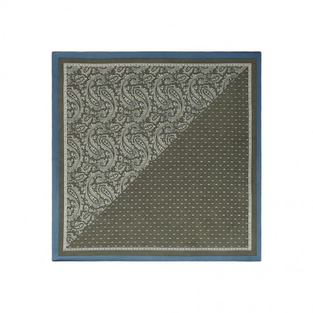 Φουλάρι Imitation Silk με Paisley Σχέδιο | Army Green