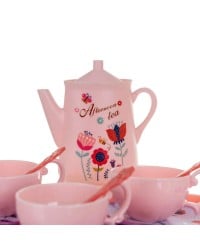 Παιδικό Σετ Τσαγιού Afternoon Tea σε Βαλιτσάκι Παιδικό Σετ Τσαγιού Afternoon Tea σε Βαλιτσάκι με Γλυκά και Τσαγιέρα