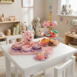 Παιδικό Σετ Τσαγιού Afternoon Tea σε Βαλιτσάκι με Γλυκά και Τσαγιέρα
