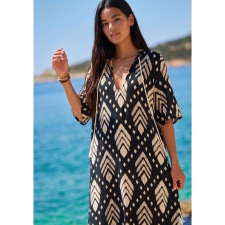 KOKKOSAMMOU Maxi caftan Samothraki