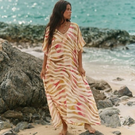 KOKKOSAMMOU Maxi caftan Paros 