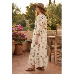 Μακρύ Φόρεμα Boho από 100% βισκόζη