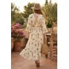 Μακρύ Φόρεμα Boho από 100% βισκόζη Μακρύ Φόρεμα Boho από 100% βισκόζη