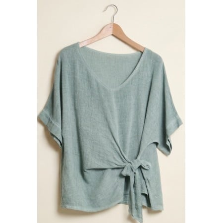 Μπλούζα με Δέσιμο | Linen Collection Μπλούζα με Δέσιμο | Linen Collection