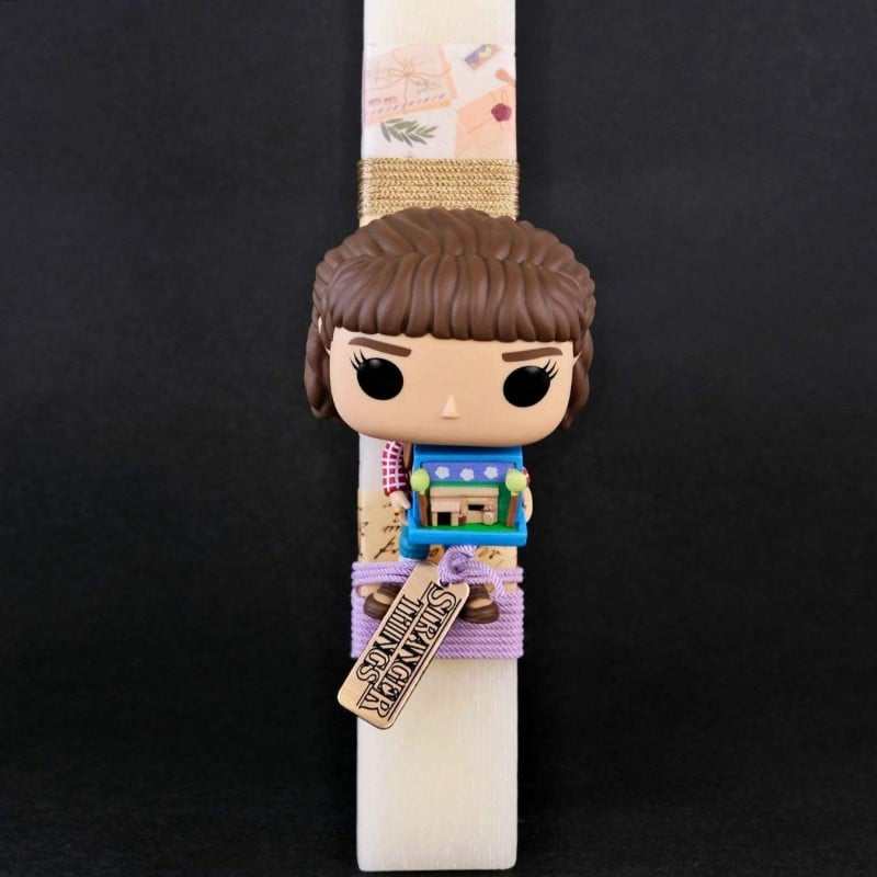 Λαμπάδα Stranger Things | Eleven Λαμπάδα για κορίτσια με φιγούρα Funko Pop Eleven από τη σειρά Stranger Things