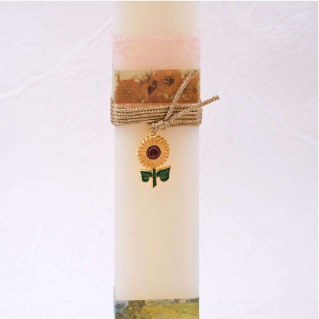 Χειροποίητη Ρομαντική Λαμπάδα | Γυναικεία 