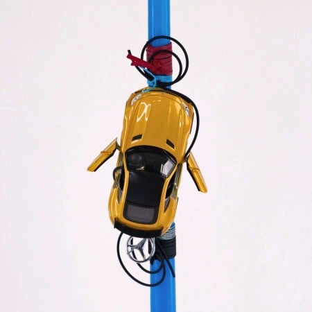 Λαμπάδα για Αγόρια με Αυτοκίνητο Mercedes | Κίτρινο