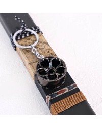 Men’s Easter Candle with Metal Wheel Rim shaped Keychain Handmade scented Easter candle for men with Metal Wheel Rim Keychain
