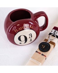 Χειροποίητη λαμπάδα Harry Potter για αγόρια και κορίτσια με Μπρελόκ και 3D Κούπα Platform 9 ¾