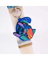 Χειροποίητη Λαμπάδα Stitch με Μπρελόκ Spinner 