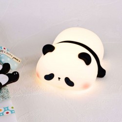 Χειροποίητη Λαμπάδα για Μωρά με Αρκουδάκι Panda και Φωτιστικό Νυκτός 