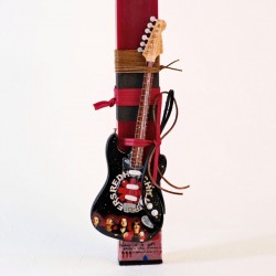 Λαμπάδα με διακοσμητική ηλεκτρική κιθάρα Red Hot Chili Peppers για αγόρια και άνδρες