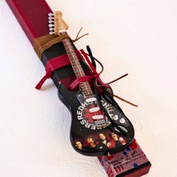 Λαμπάδα με διακοσμητική ηλεκτρική κιθάρα Red Hot Chili Peppers για αγόρια και άνδρες