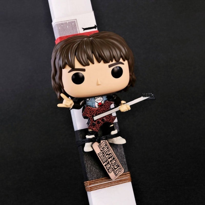 Λαμπάδα Stranger Things | Eddie Munson Λαμπάδα για κορίτσια με φιγούρα Funko Pop Eddie Munson από τη σειρά Stranger Things