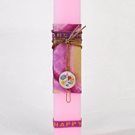 Women’s Easter Candle with Necklace | Mother of Pearl