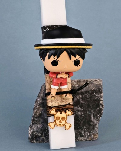 Λαμπάδα με Συλλεκτική Φιγούρα Monkey D.Luffy – One Piece