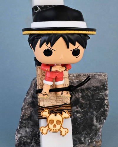 Λαμπάδα με Συλλεκτική Φιγούρα Monkey D.Luffy – One Piece