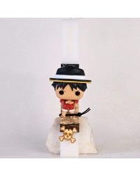 Χειροποίητη Λαμπάδα Monkey D.Luffy – One Piece Λαμπάδα με φιγούρα Funko Pop Monkey D.Luffy από το Anime One Piece
