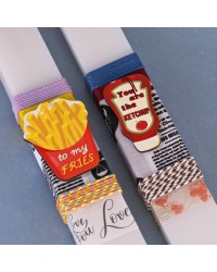 Πασχαλινές Λαμπάδες για Ζευγάρι με Μήνυμα Fries & Ketchup Χειροποίητες λαμπάδες ανδρική και γυναικεία για ζευγάρι