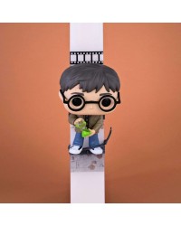 Χειροποίητη Λαμπάδα Harry Potter Για Αγόρια και Κορίτσια Λαμπάδα με αυθεντική συλλεκτική φιγούρα Harry Potter από την Funko Pop