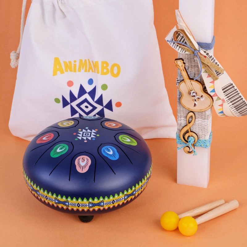 Σετ Λαμπάδα με Mεταλλικό Tύμπανο Djeco Animambo Σετ Λαμπάδα με Mεταλλικό Tύμπανο Djeco Animambo